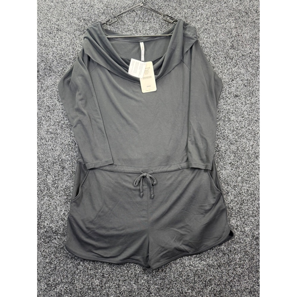Fabletics Charcoal Gray Romper Jumpsuit